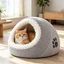 covered pet bed manufacturer China, cave pet bed manufacturer, plush pet bed manufacturer China